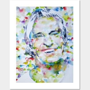 TIMOTHY LEARY watercolor portrait .2 Posters and Art